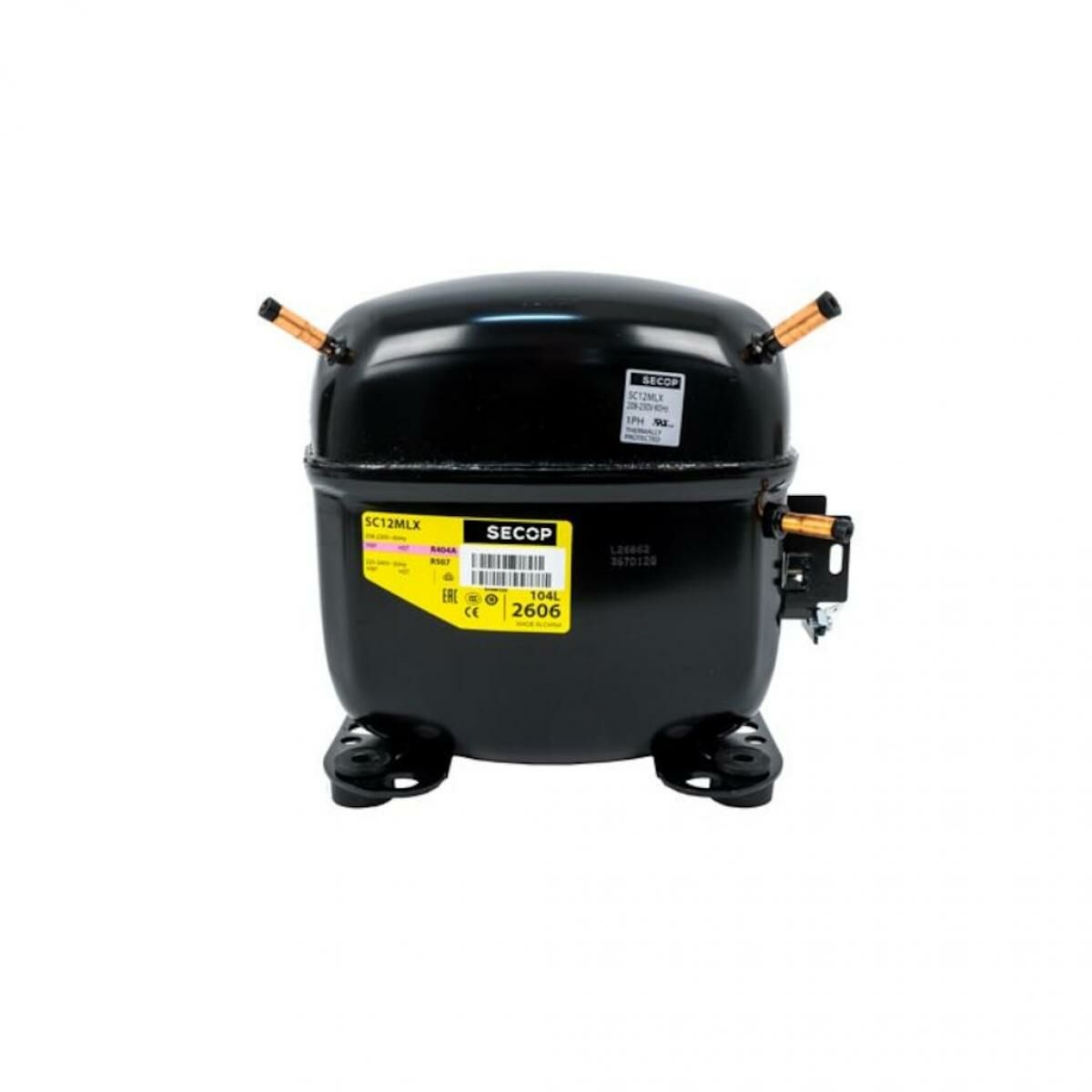 Secop SC 10 MLX 1/2 HP R404A Monofaze